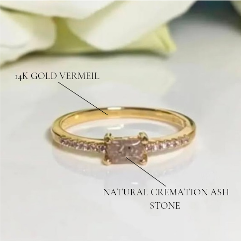 Dainty Minimal Baguette ring