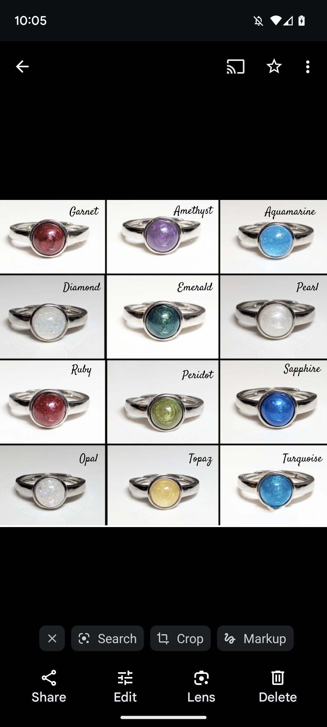 MacKenzie Pear cut ring