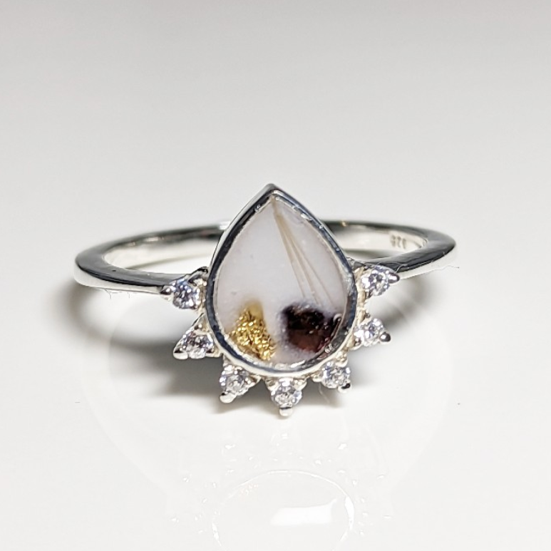 6x8 mm Pear Ring