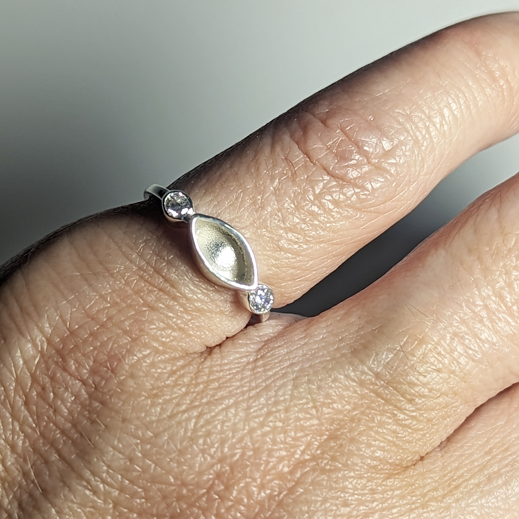 Dainty Marquise ring