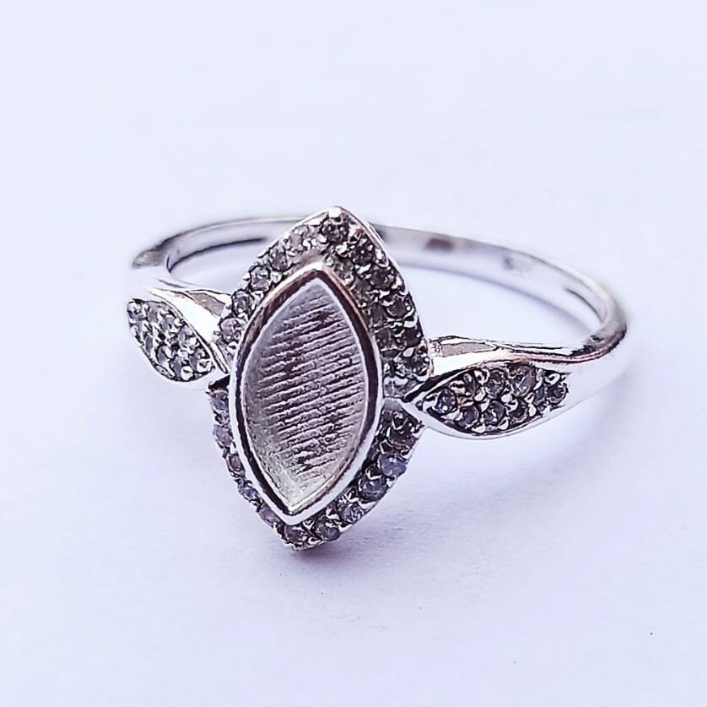 Marquise Halo ring
