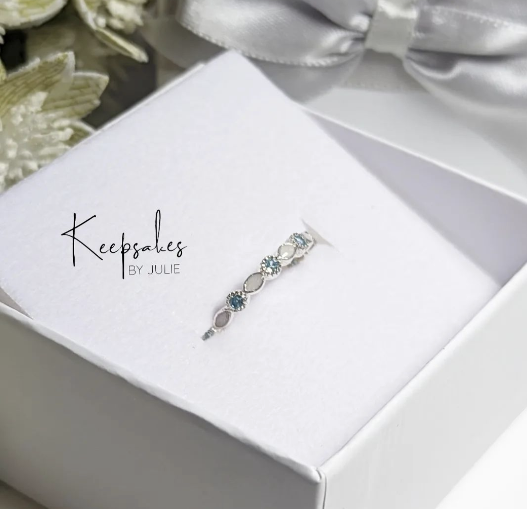 Full Marquise Birthstone Stackable ring