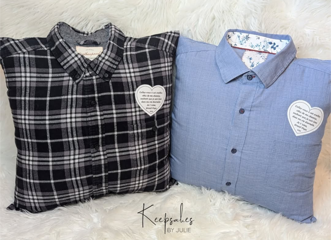 Shirt Memory Pillows