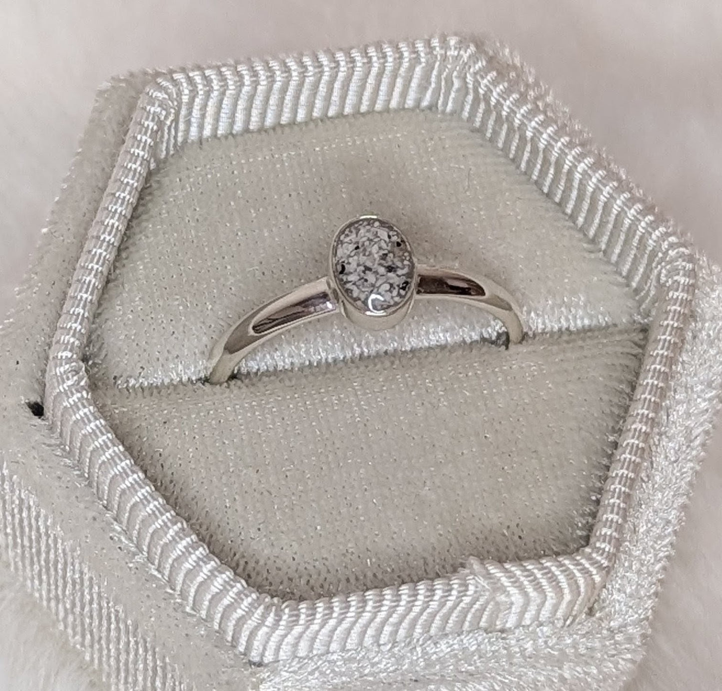 4x6mm Dainty Sterling Silver Oval Ring