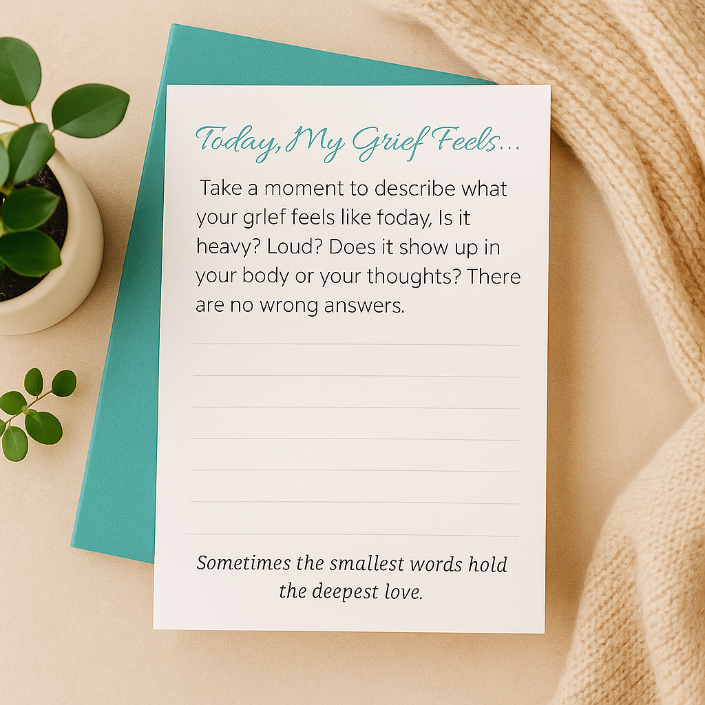 A Gentle Place for Grief – Printable Journal