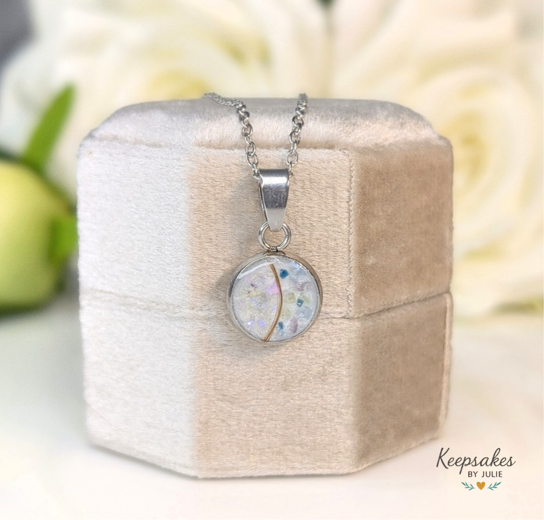 10 mm Stainless Steel Pendant with Chain