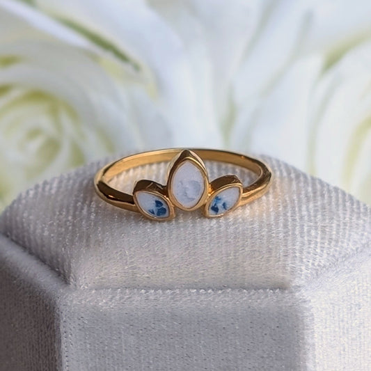 Triple Marquise - 3x5m and 2x4mm bezels