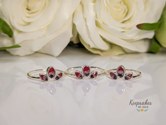 Triple Marquise - 3x5m and 2x4mm bezels