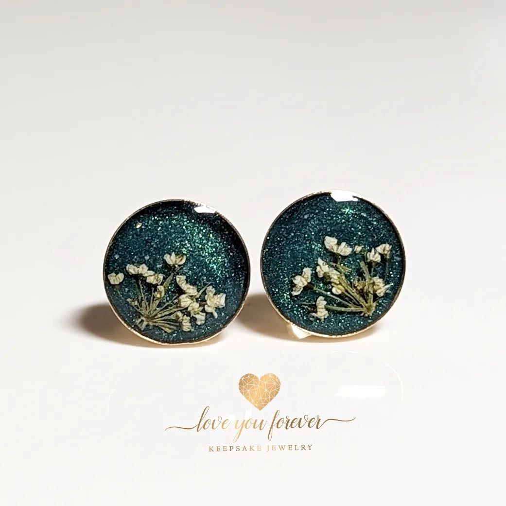 8mm Gold Filled Stud Earrings