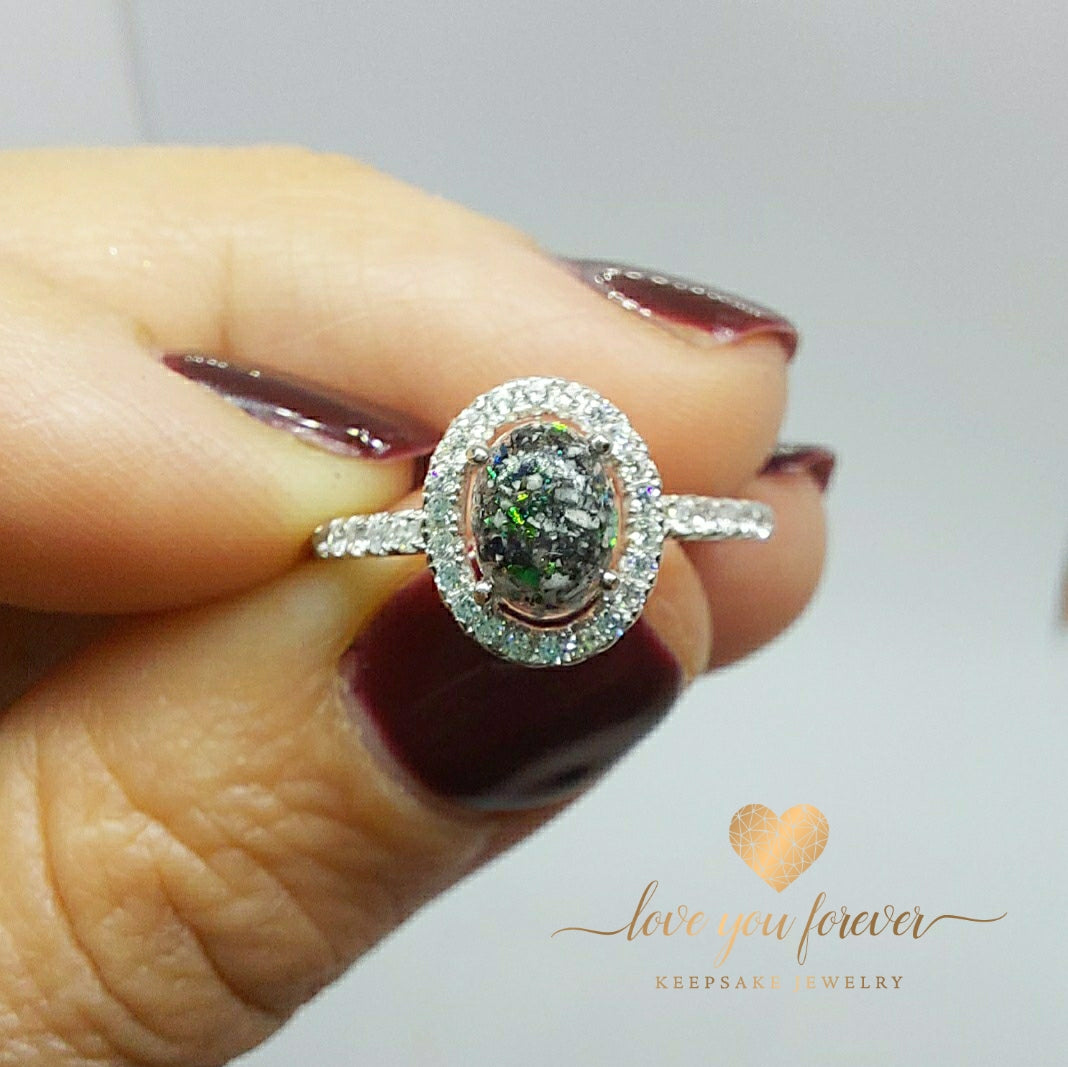 Camryn Halo Oval ring
