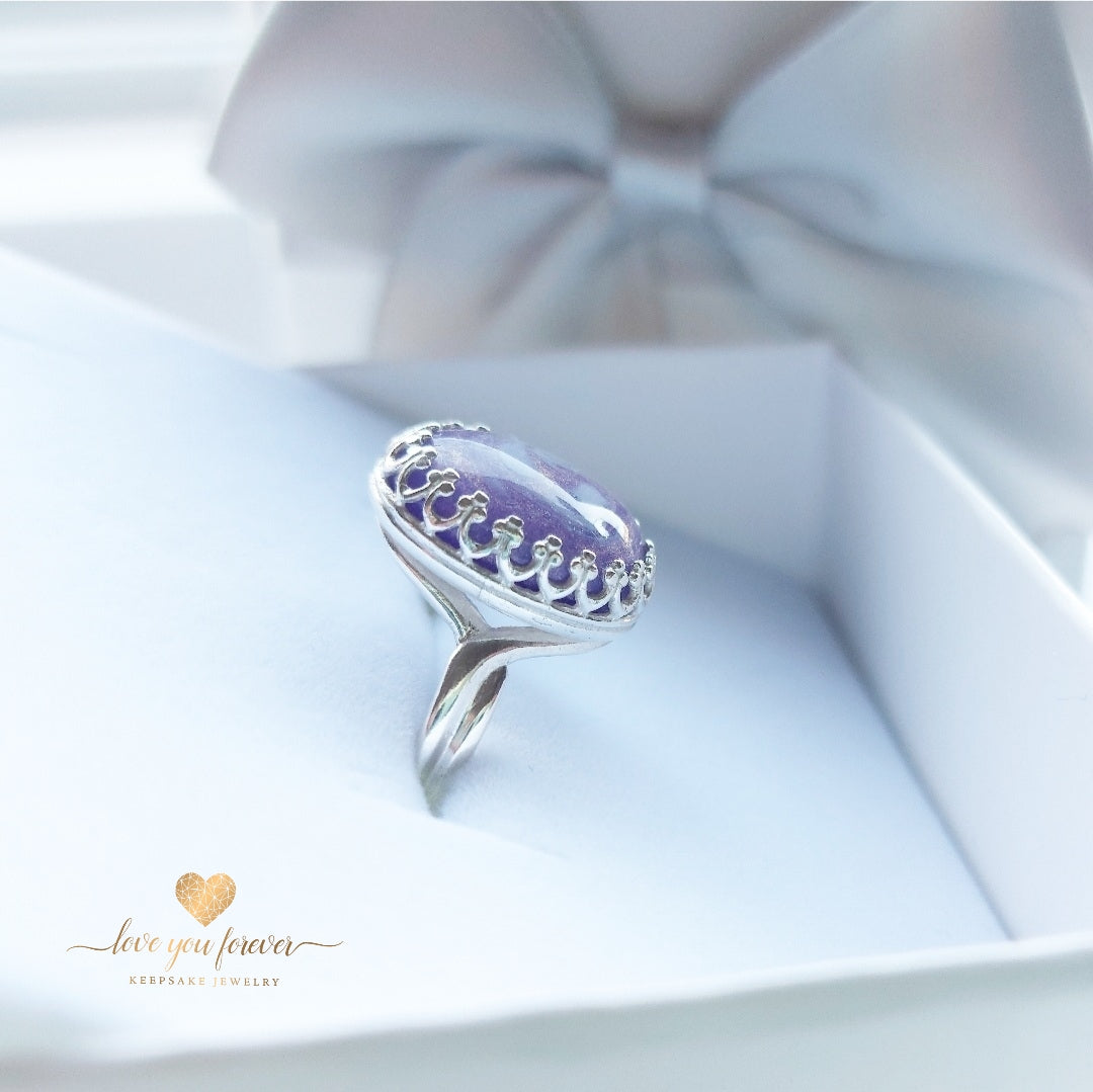 Oval Crown Ring