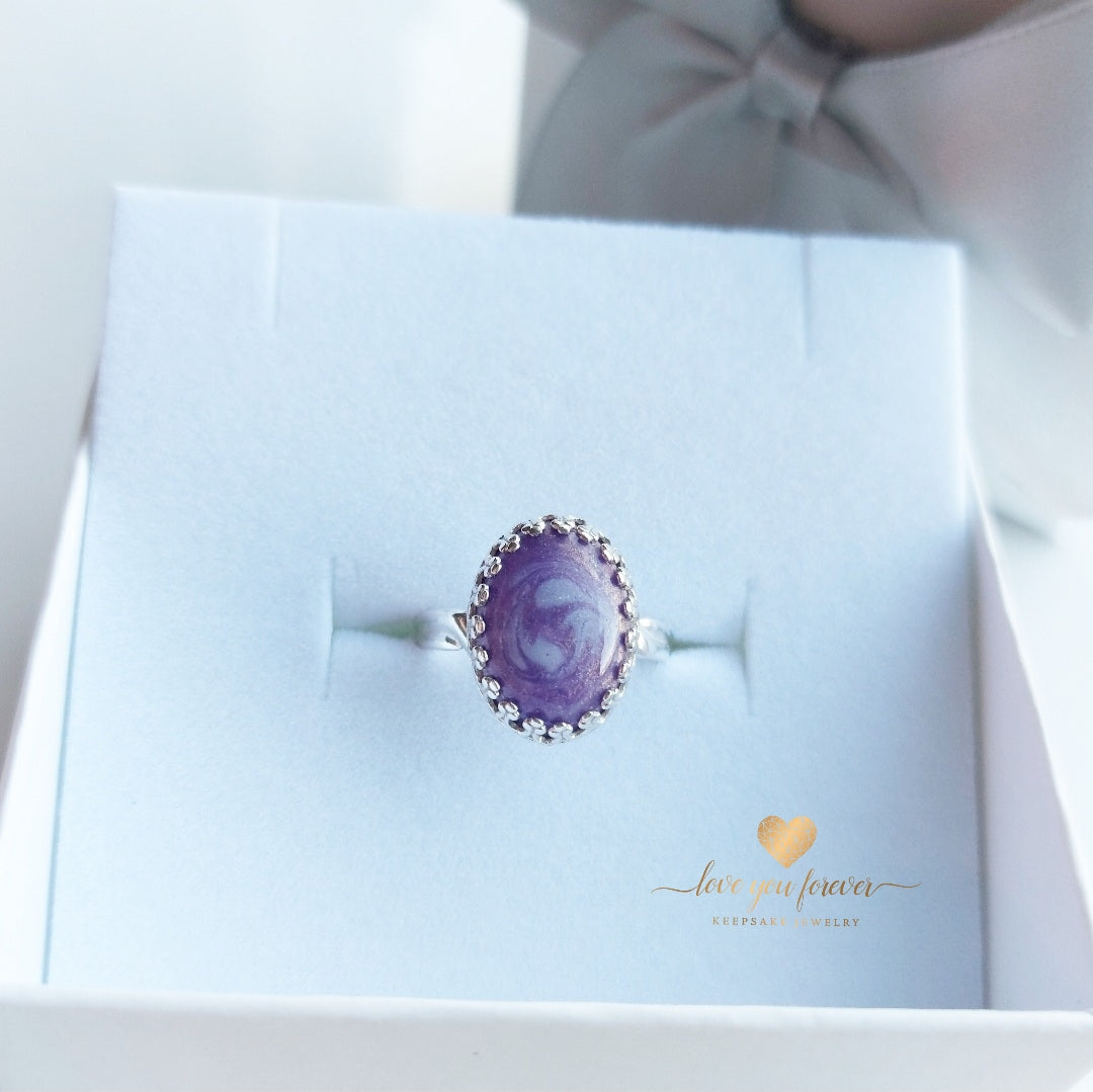 Oval Crown Ring