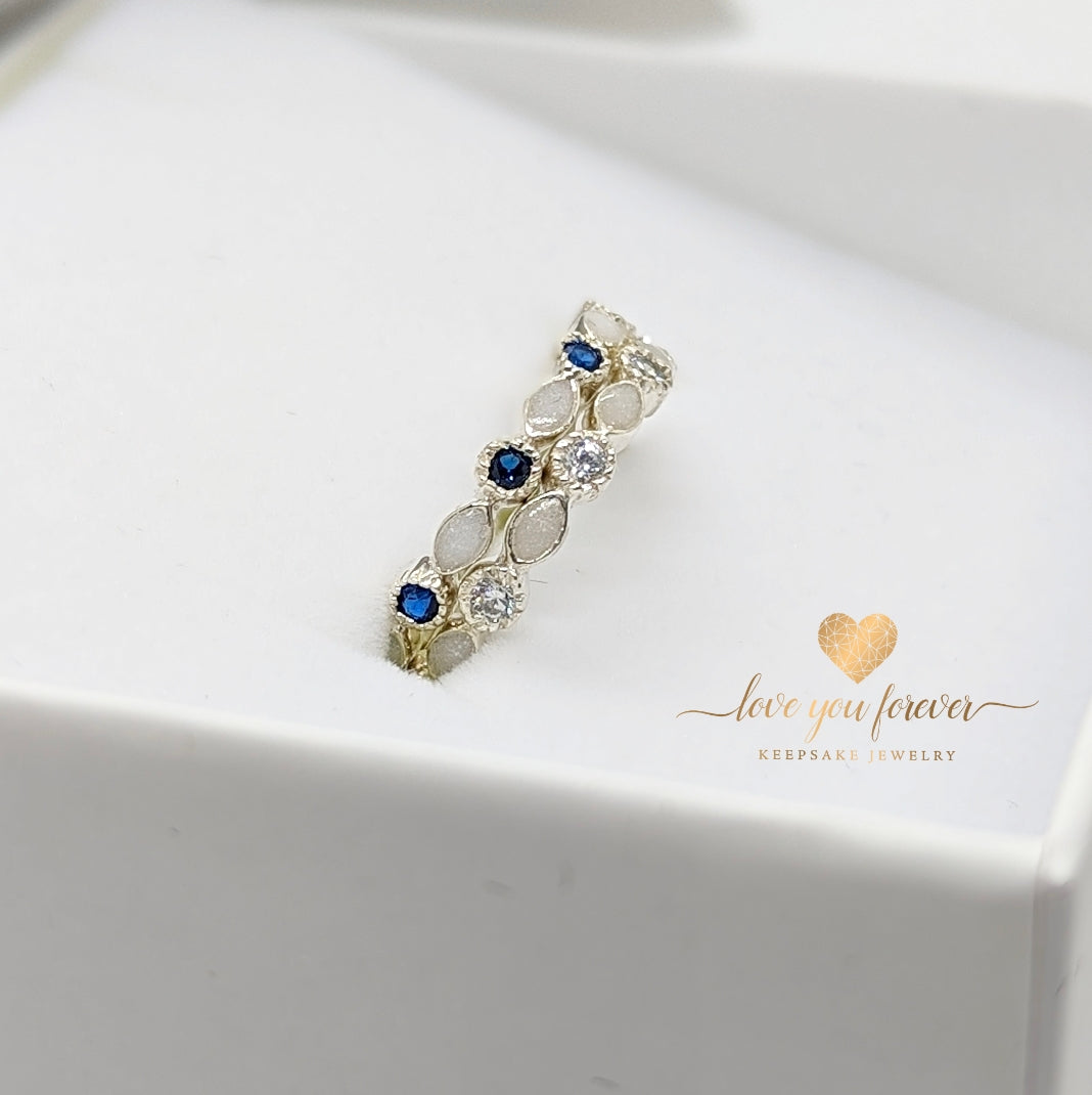 Full Marquise Birthstone Stackable ring