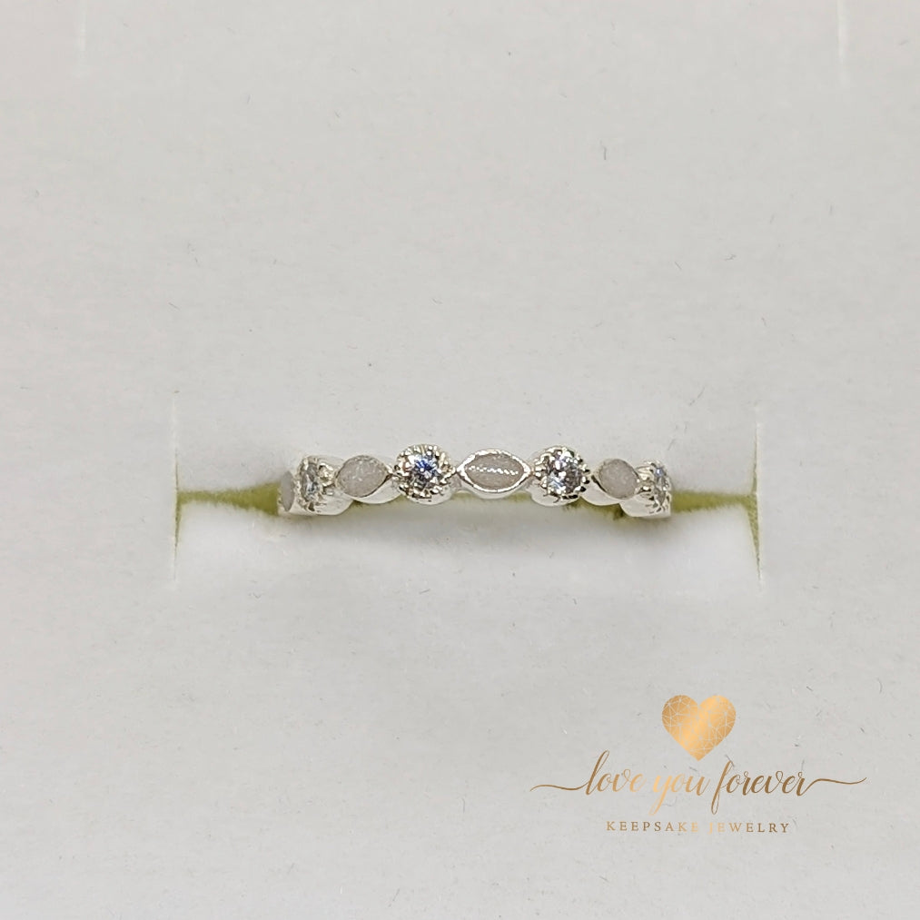 Full Marquise Birthstone Stackable ring