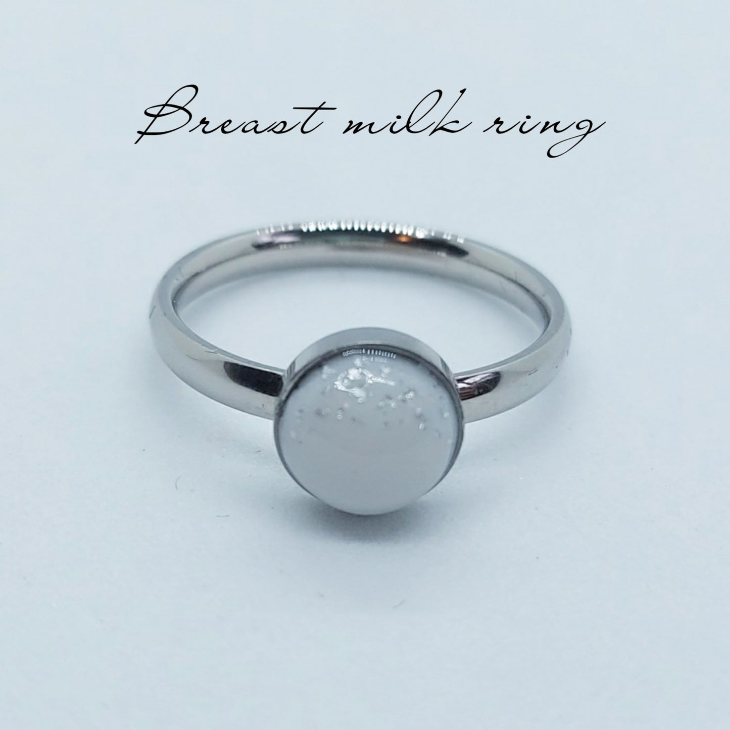 8 mm Stainless Steel Keepsake Ring