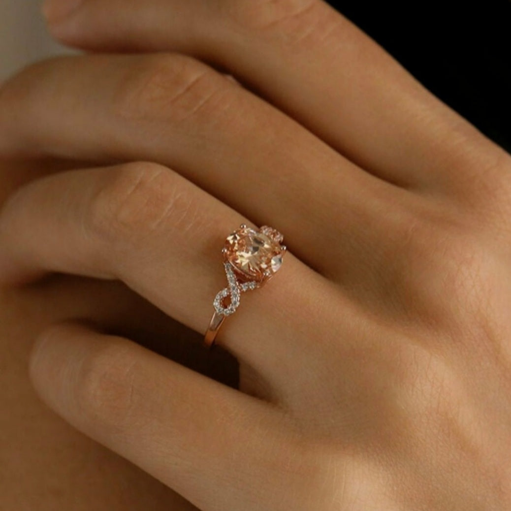 The Ren Twisted vine ring