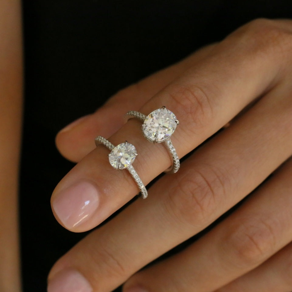 Janelle Hidden Halo ring