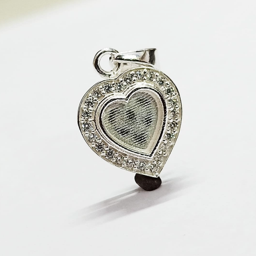 Halo Heart Pendant