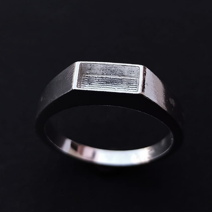 Men's Rectangle stone ring