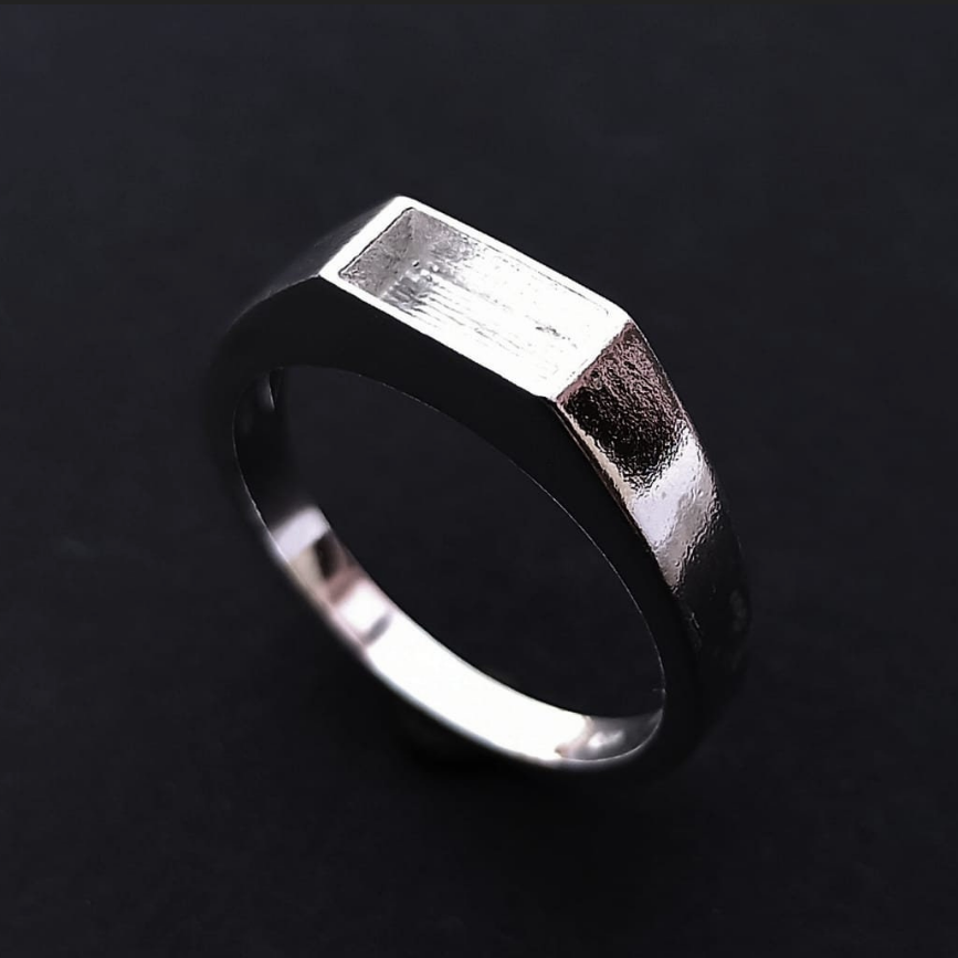 Men's Rectangle stone ring