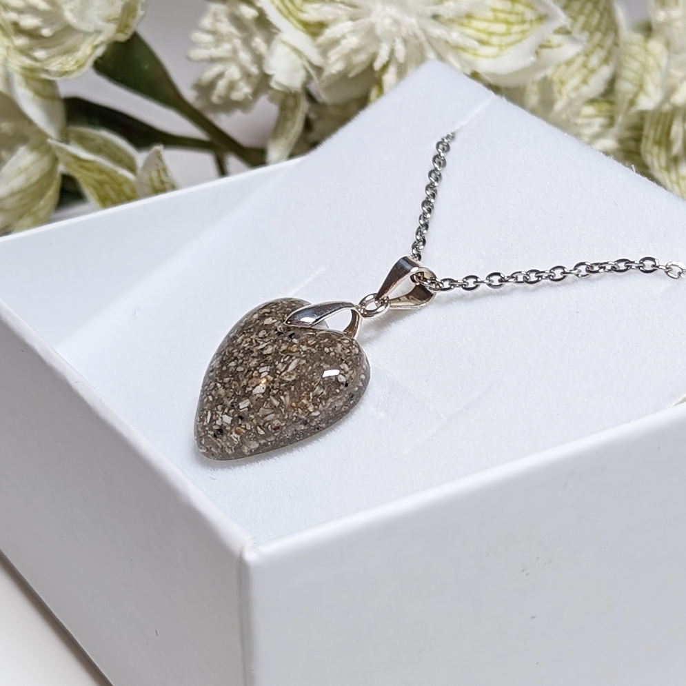 Love you Forever Heart Pendant Keepsakes by Julie