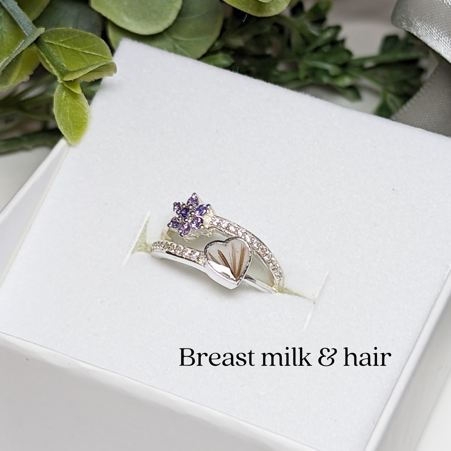 Birthstone Flower ring