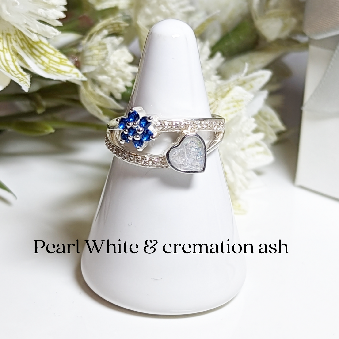 Birthstone Flower ring