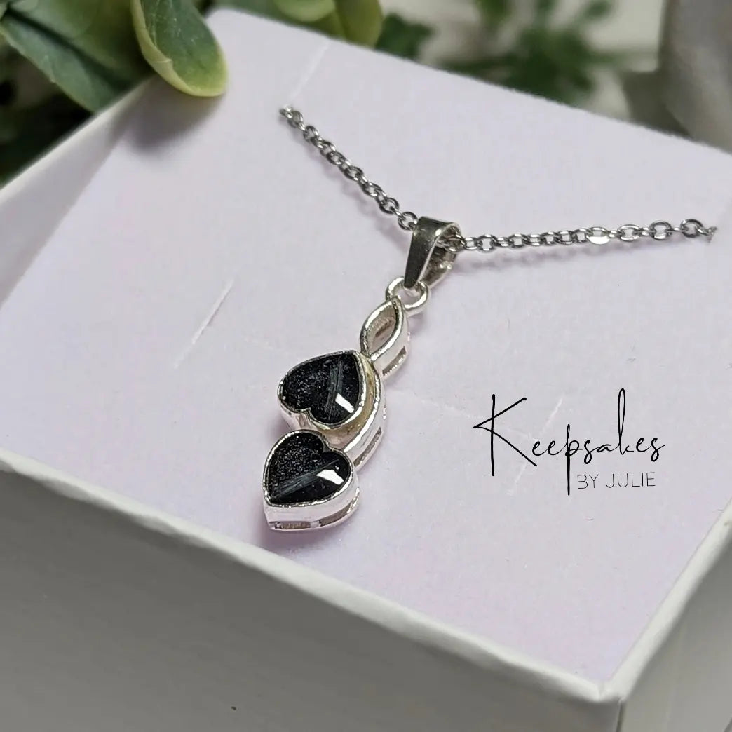 Double heart Pendant