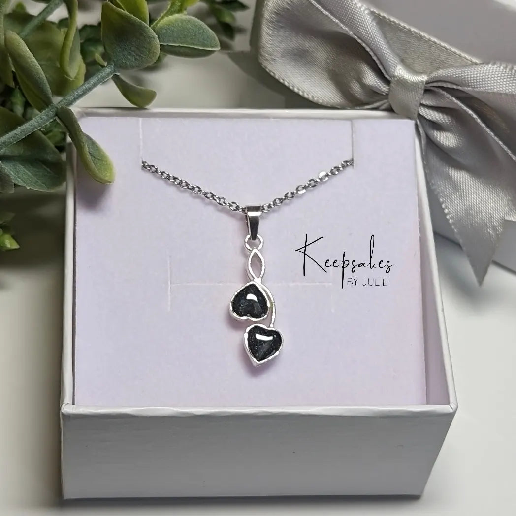 Double heart Pendant