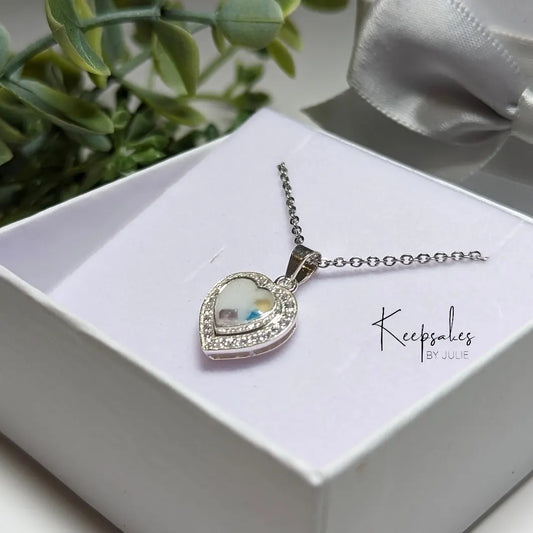 Halo Heart Pendant