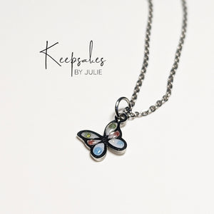 Dainty Stainless Steel Butterfly Pendant