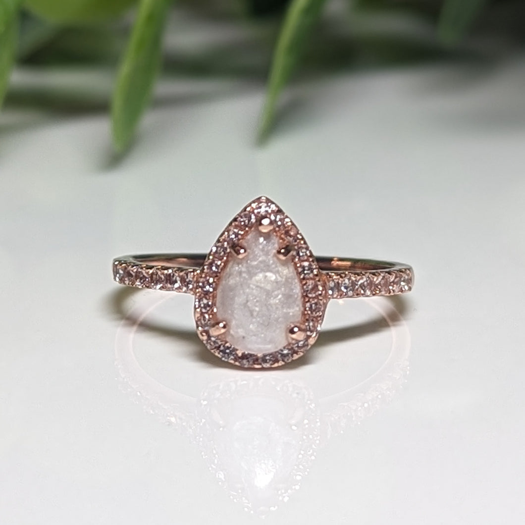 MacKenzie Pear cut ring