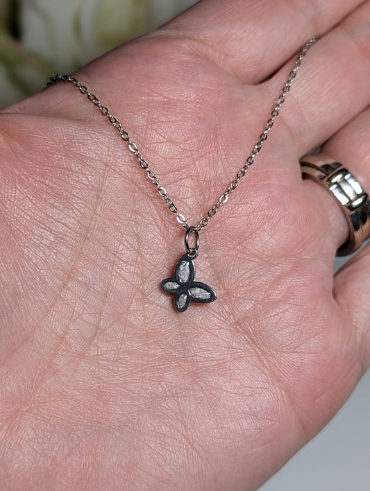 Dainty Stainless Steel Butterfly Pendant