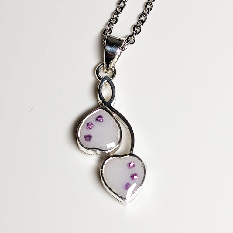 Double heart Pendant