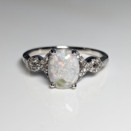 The Ren Twisted vine ring