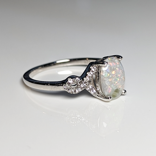 The Ren Twisted vine ring
