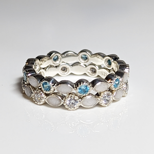 Full Marquise Birthstone Stackable ring