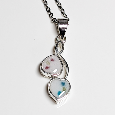 Double heart Pendant