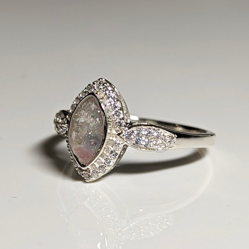 Marquise Halo ring