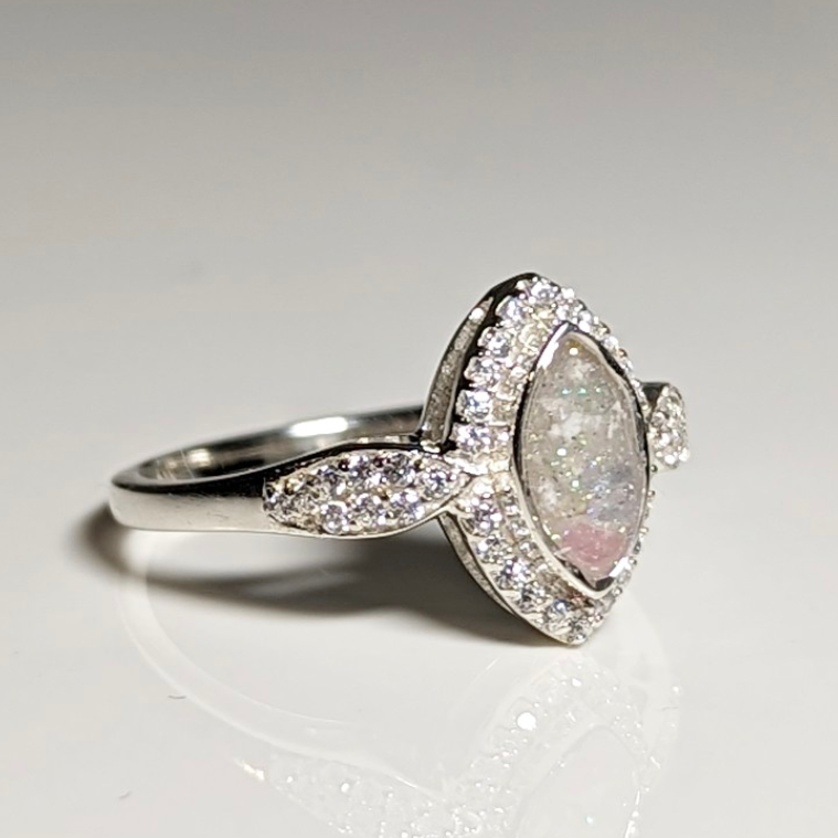 Marquise Halo ring