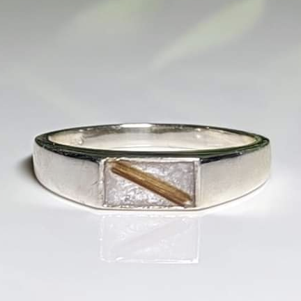Men's Rectangle stone ring