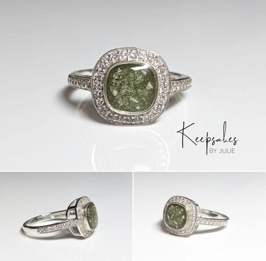Cushion Halo ring