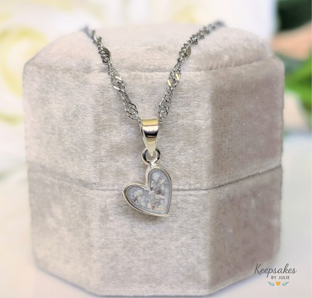 Dainty Heart Pendant with Chain