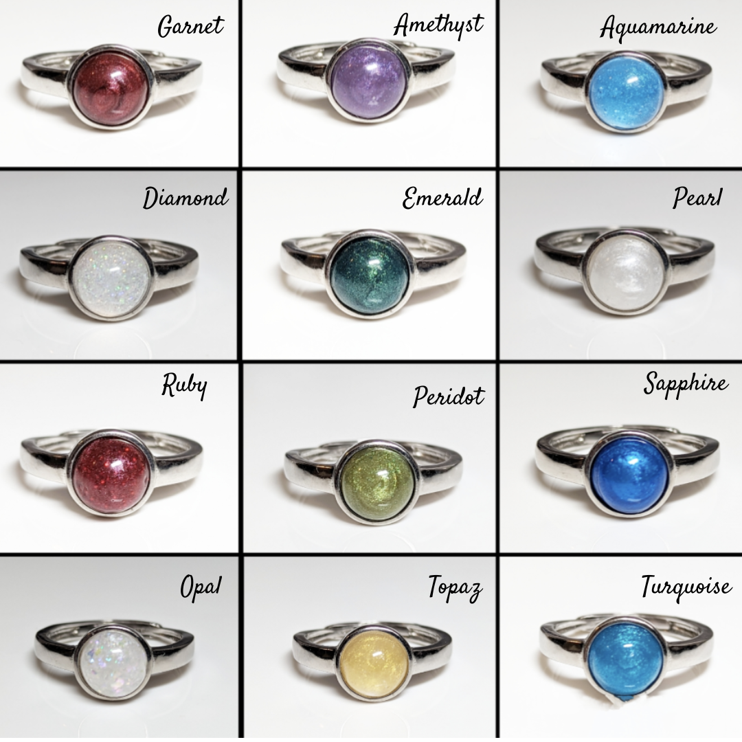 Crown Ring - 8 mm Sterling Silver