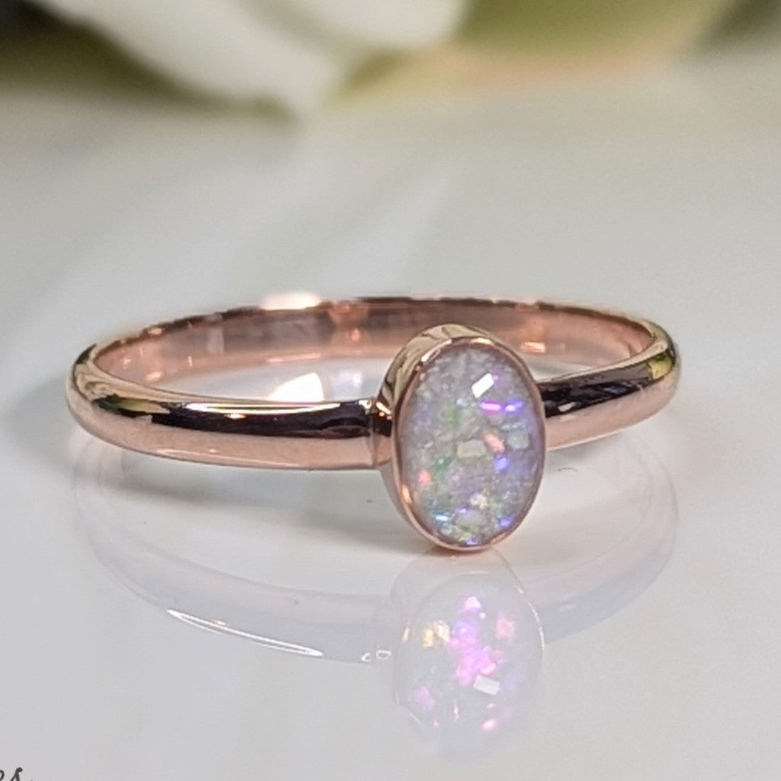 4x6mm Dainty Oval Ring
