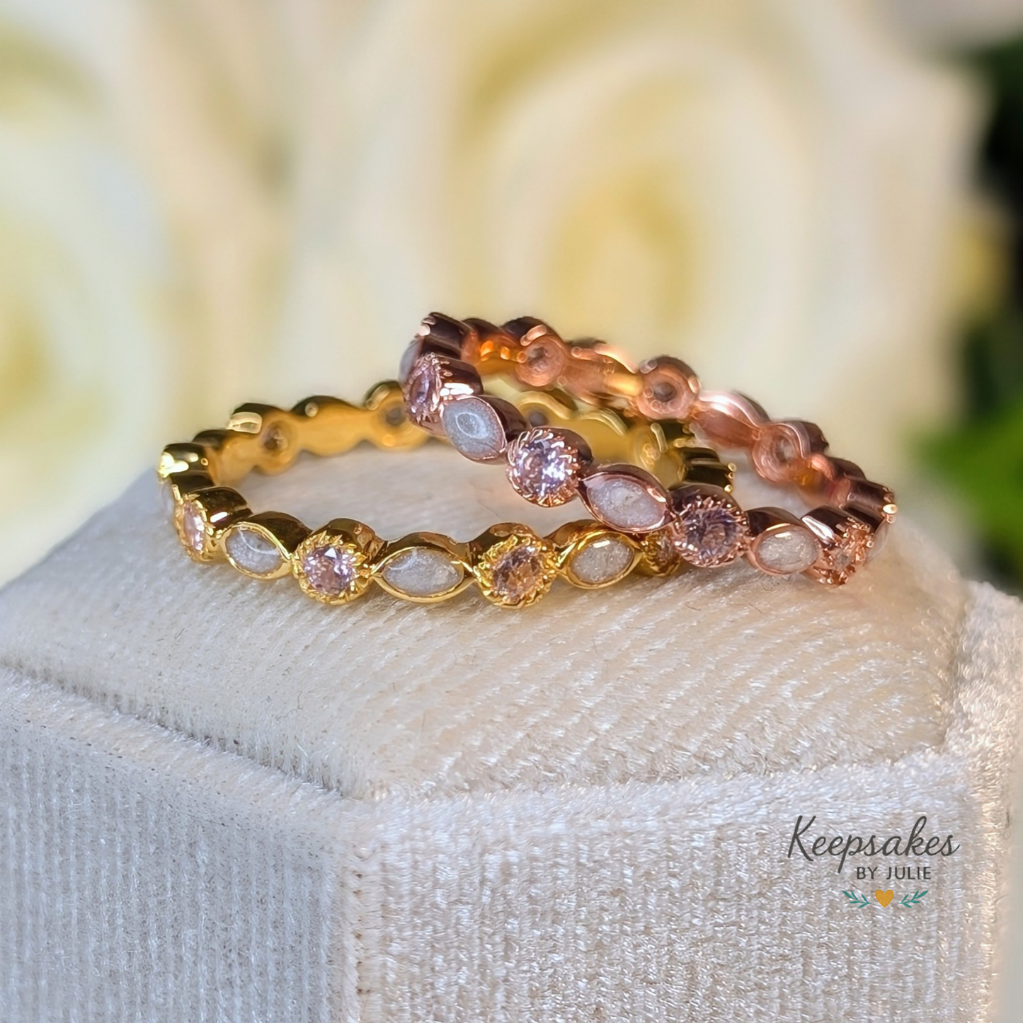 Full Marquise Birthstone Stackable ring
