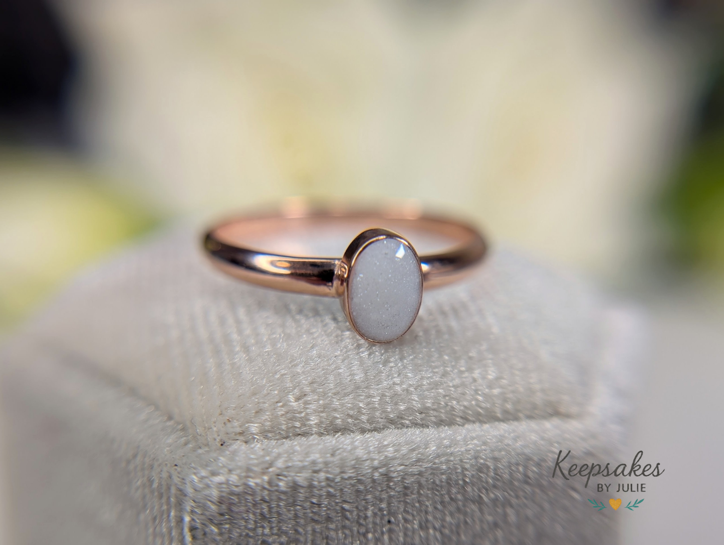 4x6mm Dainty Oval Ring