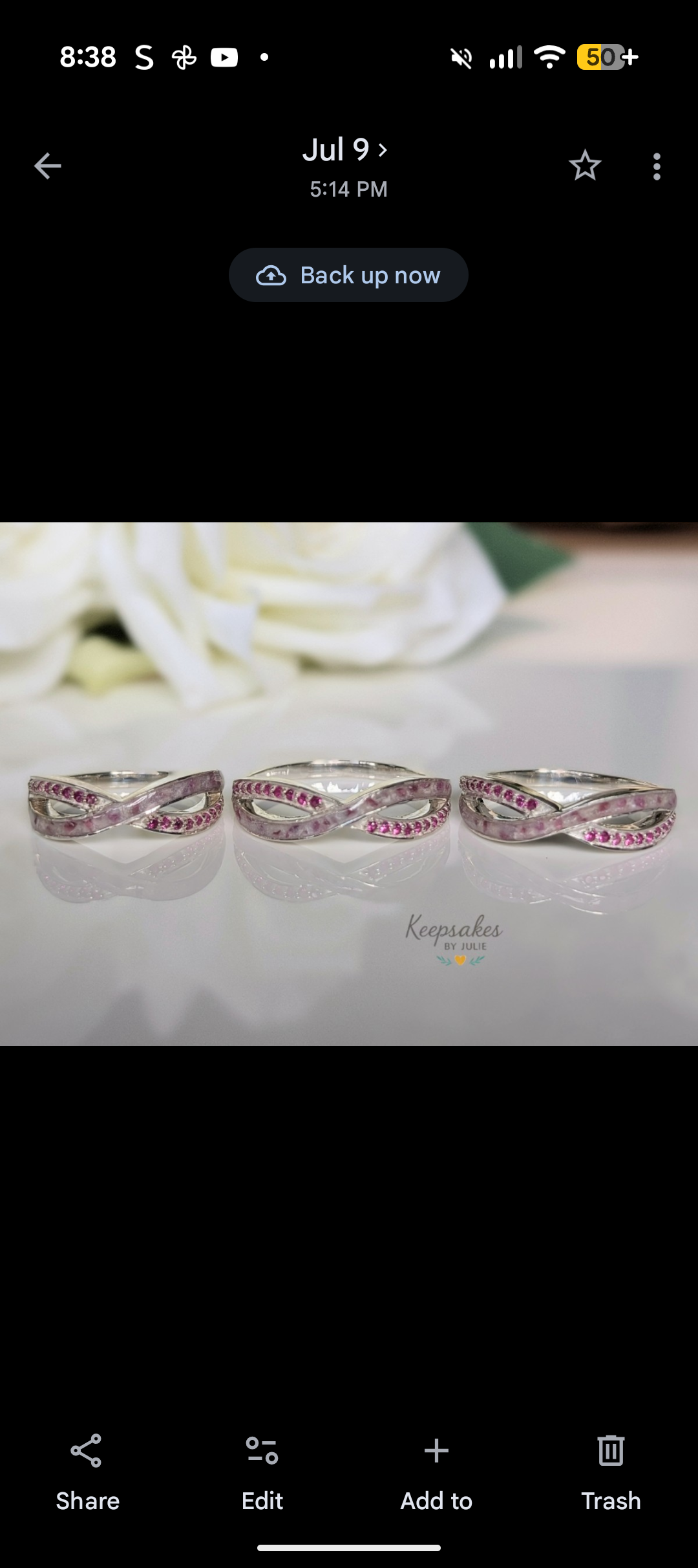 Infinity Pavé Ring