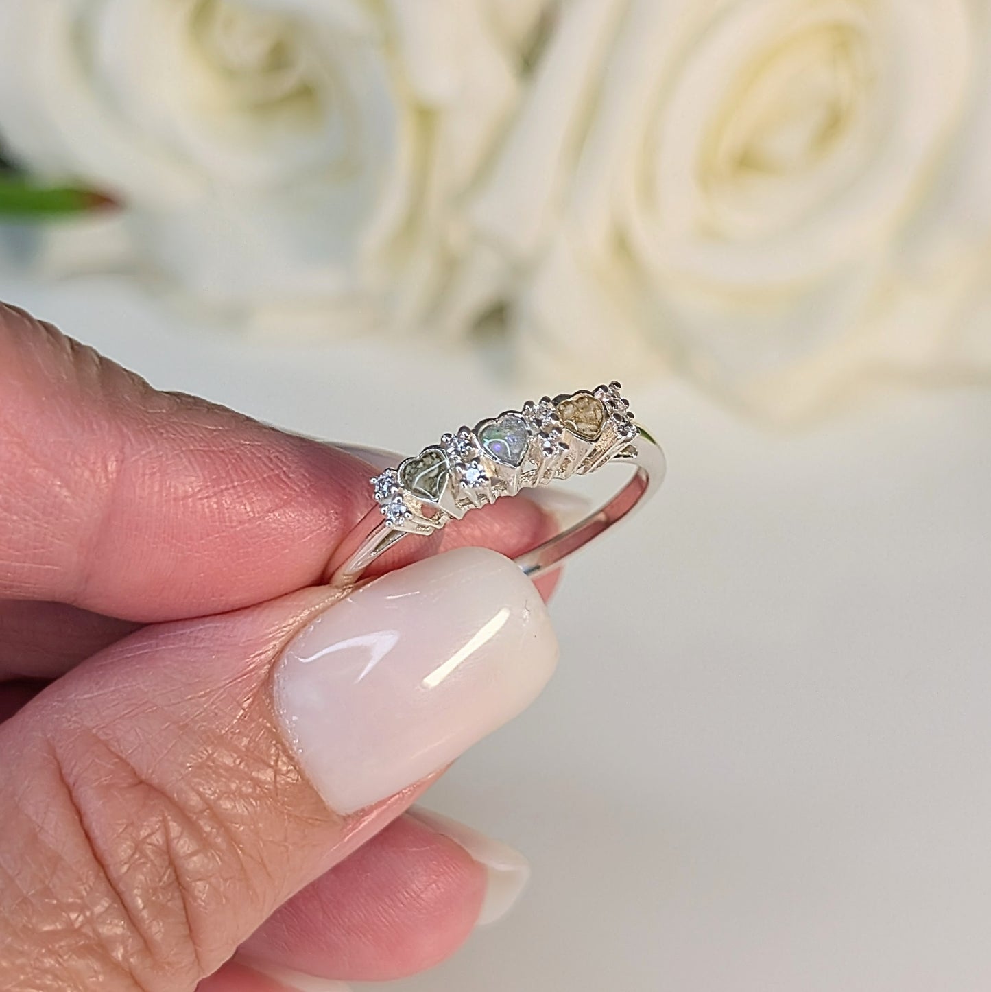 Triple Heart Ring