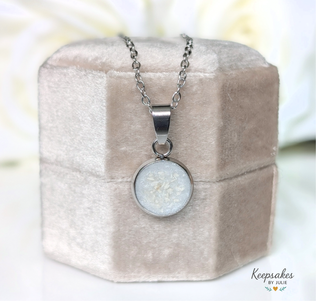 10 mm Stainless Steel Pendant with Chain